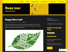 Tablet Screenshot of buzztour.org